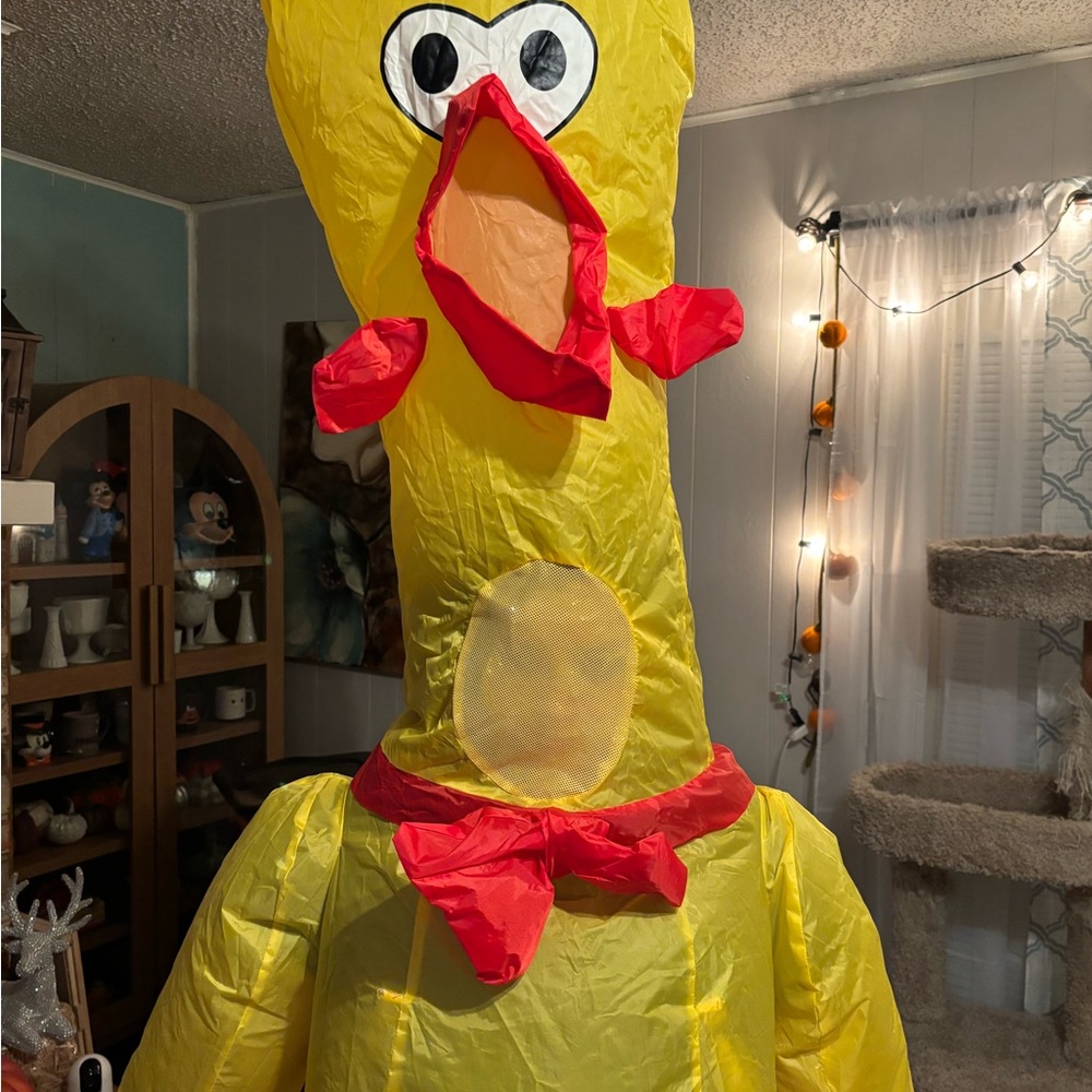Yellow Inflatable Bird Costume
